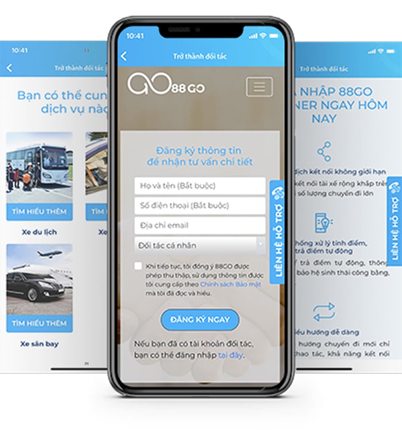 88GO là ứng dụng tiên phong tại Việt Nam trong lĩnh vực đặt xe đường dài