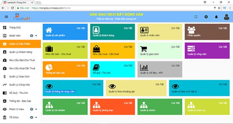 Landsoft là phần mềm quản lý tài sản cho thuê đa năng