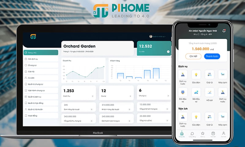 Pihome là ứng dụng hoạt động trên nền tảng điện toán đám mây