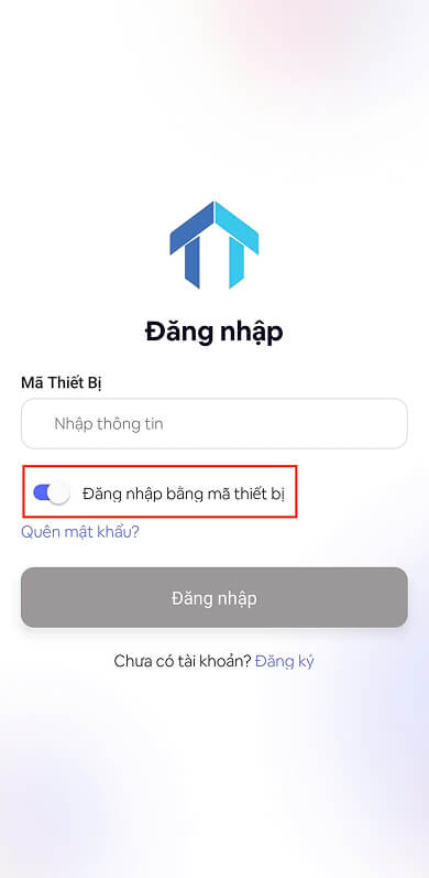 Bật chế độ “Đăng nhập bằng thiết bị”