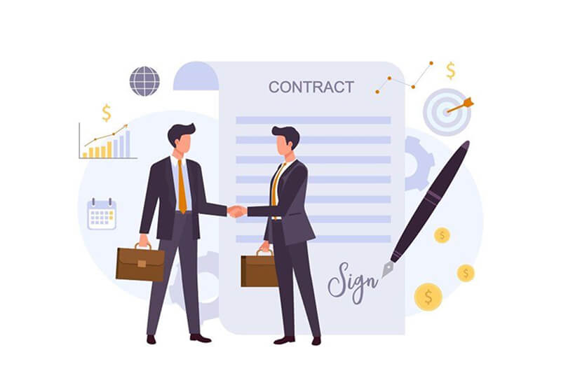 Mỗi bên giữ 1 bản hợp đồng để dễ đối chiếu và quản lý