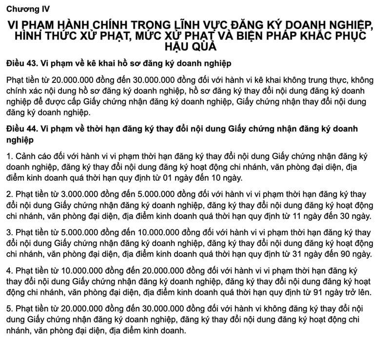 Chủ trọ không đăng ký kinh doanh có thể bị phạt từ 5 - 10 triệu đồng