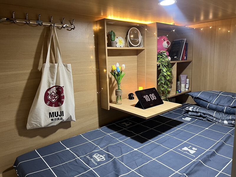 Sleepbox là các “hộp ngủ” riêng tư được thiết kế thông minh, tích hợp những đồ dùng cơ bản